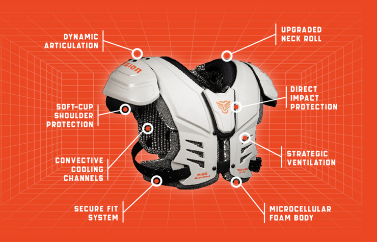 Legion M-100 youth shoulder pads